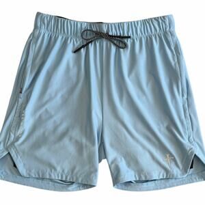 THREE NAILS Men's Pro-Tech Liner Short Sky Blue Size Medium